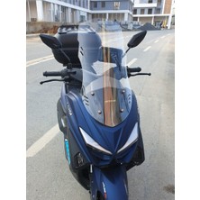 Motocam Arora Max T Easy 125 Ön Cam 2022-2026 Model 65CM Şeffaf Renkli 4mm Orta Boylu