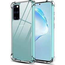 Galaxy S20 Plus Şeffaf Airbag Antishock Köşe Korumalı Silikon Kılıf