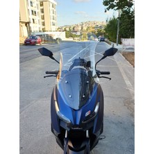 Motocam Arora Max Pro 125 Ön Cam 2023-2026 Model 75CM Şeffaf Renkli 4mm Uzun