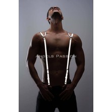 Alfa Aksesuar 03 Giyim Reflektörlü (Karanlıkta Yansıyan) Erkek  Pantolon Askısı, Erkek  Pantolon Omuz Kemeri -