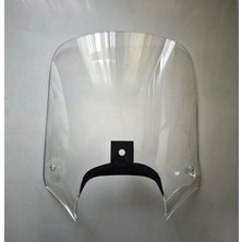 Motocam Piaggio Beverly 350 Ön Cam 2010-2020 Model 43CM Şeffaf Renkli 4mm Aparatsızdır