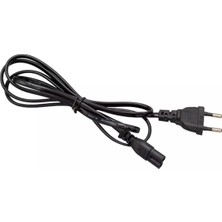 Teyp Fiş - Notebook Adaptör Power Kablosu 2 Pin - 1.5 Metre