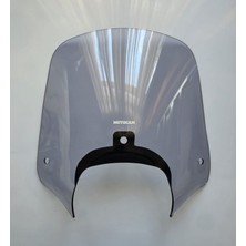 Motocam Piaggio Beverly 350 Ön Cam 2010-2020 Model 43CM Füme Renkli 4mm Aparatsızdır