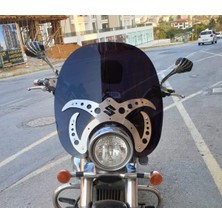 Motocam Suzuki C 800 Ön Cam 2004-2016 Model 61CM Siyah Renkli 4mm Aparatsızdır