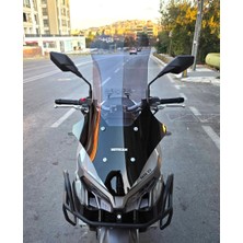 Motocam Mondial Ressivo 250 Ön Cam 2023-2026 Model 78CM Füme Renkli 4mm