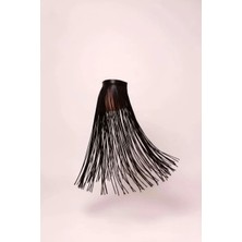 Alfa Aksesuar 03 Giyim Siyah Etek Uzun Iplik Detaylı Etek Yüksek Bel Etek - BRF1088 Beruflic