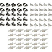 Naco, Bilgisayar Montaj Vidaları 25'er Adet Set (Toplam 75 Adet). Kasa, Anakart, Dvd. HDD ve SSD Disk Için