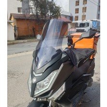 Motocam Yuki T9 Strom 125 Ön Cam 2021-2026 Model 62CM Füme Renkli 4mm