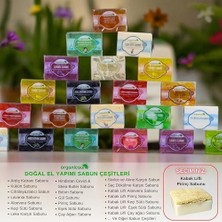 Doğal Kabak Lifli Pirinç Sabunu 120 gr x 2 Adet Tüm Cilt Tipleri Için Beyazlatma Etkili E ve B Vitaminli