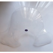 Motocam Falcon Martini 125 Ön Cam 2023-2026 Model 51CM Şeffaf Renkli 4mm Elcikli Aparatsız