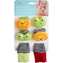 Çıngıraklı Çorap ve Bileklik Aslan-Kurbağa