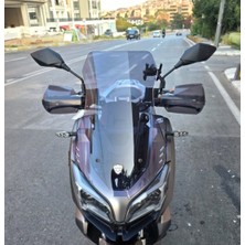 Motocam Rks Reale 125 Ön Cam 2023-2026 Model 55CM Füme Renkli 4mm Kısa Spor Cam