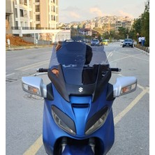 Motocam Suzuki Burgman 650 Ön Cam 2005-2008 Model 65CM Füme Renkli 4mm