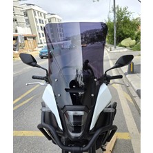 Motocam Honda Nx 500 Ön Cam 2025-2026 Model 48CM Siyah Renkli 4mm Uzun