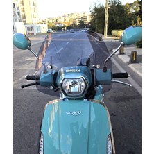 Motocam Skyjet Bellina Ön Cam 2024-2026 Model 37CM Füme Renkli 4mm Aparatsız