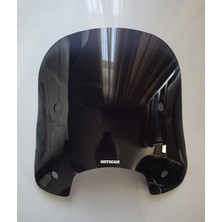 Motocam Falcon Martini 125 Ön Cam 2023-2026 Model 46CM Siyah Renkli 4mm Aparatsız