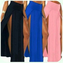 Alfa Aksesuar 03 Giyim B101055 Uzun Derin Yırbrfaçlı Etek Beruflic