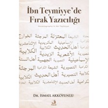 Fecr Yayınları Ibn Teymiyye’de Fırak Yazıcılığı