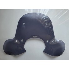 Motocam Falcon Martini 125 Ön Cam 2023-2026 Model 45CM Füme Renkli 4mm Elcikli Aparatsız