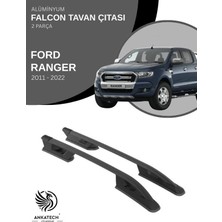Turtle Ford Ranger (T6-P375/PX) 2011-2022 Falcon Tavan Çıtası - Siyah