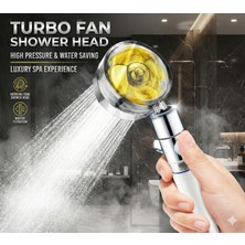 Duş Başlığı Turbo Pervaneli Serinletici Tasarım