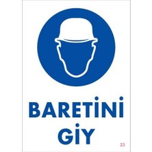 Feifei Baret Giy Uyarı Levhası 25X35 Kod:23
