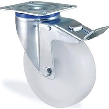 Venüs Shopping Döner Tablalı Teker (Frenli) - 125X40 - Mmb HKS336 - 1 Adet