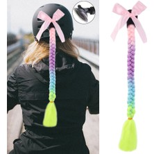 Feifei Motosiklet Kaskı Örgülü At Kuyruğu / ACM18