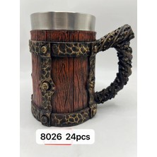 Skygo Çelik Kupa (Büyük Boy Eskitme Motif -Kod 8026)