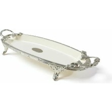 Roy King Classy Baton Sunum Gümüş Tabak  15X50