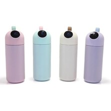 Venüs Shopping Dijital Göstergeli Termos - 19 x 6 cm Akıllı Sıcaklık Göstergeli Çelik Matara