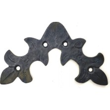 Venüs Shopping Eco Lounge Antika Tarz Dekoratif Pirinç Yaprak Gönye - 100X110 Mm, Oksit