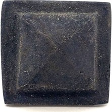 Venüs Shopping Antika Tarz Dekoratif Pirinç Flanşlı Piramit Kabara - 29 Mm, Oksit