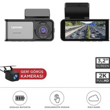 Venüs Shopping R1-5369 Siyah 2k Wifi Araç Içi Dokunmatik Ön ve Arka Araç Kamerası