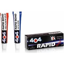 Venüs Shopping 404 Plastik Çelik Rapid Bond Hızlı Yapıştırıcı 16GR - Şeffaf