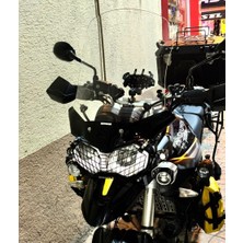 Motocam Triumph Tiger 800 Xc Ön Cam 2010-2017 Model 59CM Şeffaf Renkli 4mm