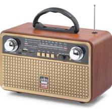 Venüs Shopping Bluetooth Nostaljik Hoparlör Fm 22.5 x 11.4 x 15.5 cm NS8096BT