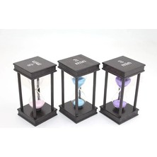 Venüs Shopping Ahşap Kumsaati 3 Dakika - 13X6 cm Dekoratif Modern Zaman Ölçer No:3