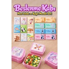 M&H Avantajlı Beslenme Seti: 4'lü Beslenme Kabı, 9 Adet Kâğıt Mendil ve 8 Adet Islak Mendil - Beslenme Seti