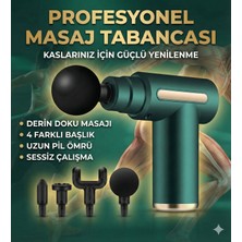 4 Başlıklı 6 Kademeli Titreşimli Şarjlı Mini Masaj Aleti
