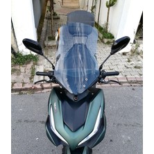 Motocam Yamaha Mio Aerox 125 Ön Cam 2023-2026 Model 54CM Füme Renkli 4mm