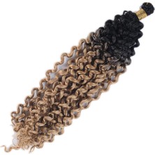 Feifei Afro Dalgası / Siyah Karamel Ombreli