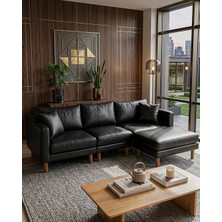 Velura Home & Living Armin Akıllı Köşe Koltuk Takımı & Modern Modüler Yataklı Köşe Takımı - Suni Deri