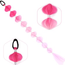 Feifei Örgülü Aksesuarlı Lastikli At Kuyruğu / ACM10