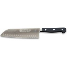 Venüs Shopping Sürbısa 61950 - Sıcak Dövme Oluklu Santoku Şef Bıçağı 18 cm
