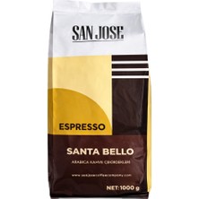 San Jose Santa Bello 1000 G  Espresso Çekirdek Kahve | Dengeli ve Aromatik
