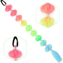 Feifei Örgülü Aksesuarlı Lastikli At Kuyruğu / ACM05