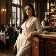 Feifei Front Lace Gerçek Tül Peruk Düz / Doğal / 60/65CM