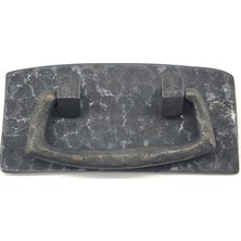 Venüs Shopping Antika Tarz Dekoratif Pirinç Otantik Dövme Kapı Kulbu - 45X90 Mm, Oksit