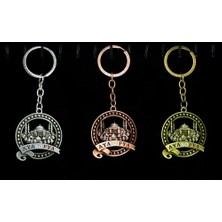 Uravas Store Metal Ayasofya Anahtarlık Yuvarlak Tasarım